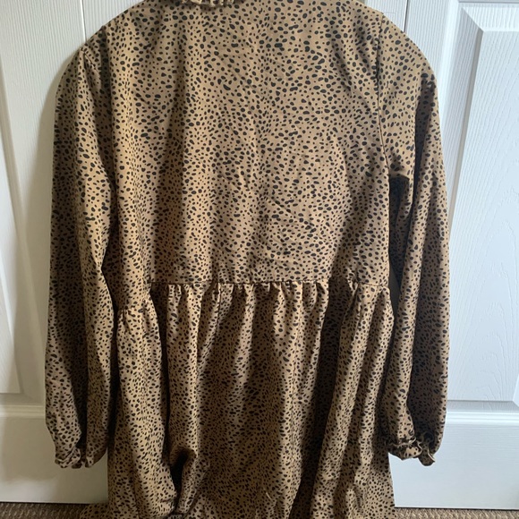 Light brown polka dot dress - Picture 6 of 6